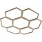Ekena Millwork Florin Wood Fretwork Pierced Ceiling Medallion, Birch, 22"OD x 9 3/8"ID x 1/4"T CMWP22X22X0250FOBI - alternate 2